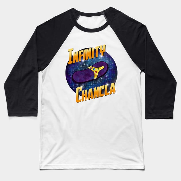Infinity Chancla Baseball T-Shirt by Francielandia